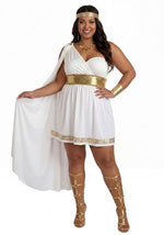 Plus Size Gentle Beauty Goddess Costume for Women - US 9743