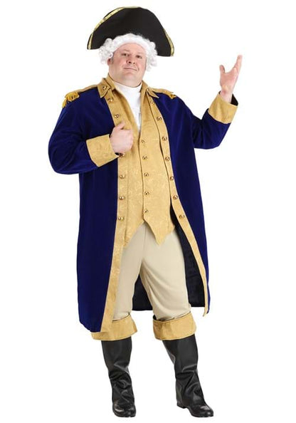 Plus Size Men's George Washington Costume - US 9148
