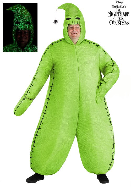 Adult Plus Size Glow in the Dark Disney Oogie Boogie Costume - US 0306