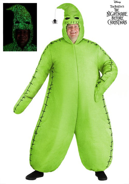 Adult Plus Size Glow in the Dark Disney Oogie Boogie Costume - US 0306