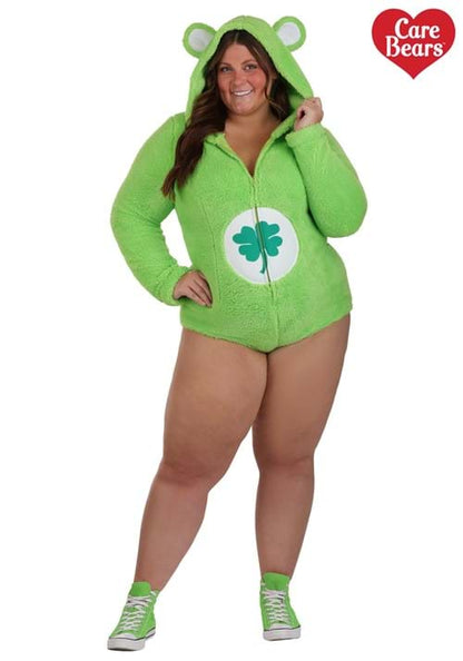 Plus Size Good Luck Bear Romper Costume for Women - US 8779