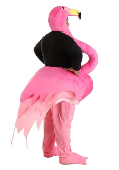 Plus Size Graceful Flamingo Costume for Adults - US 8985