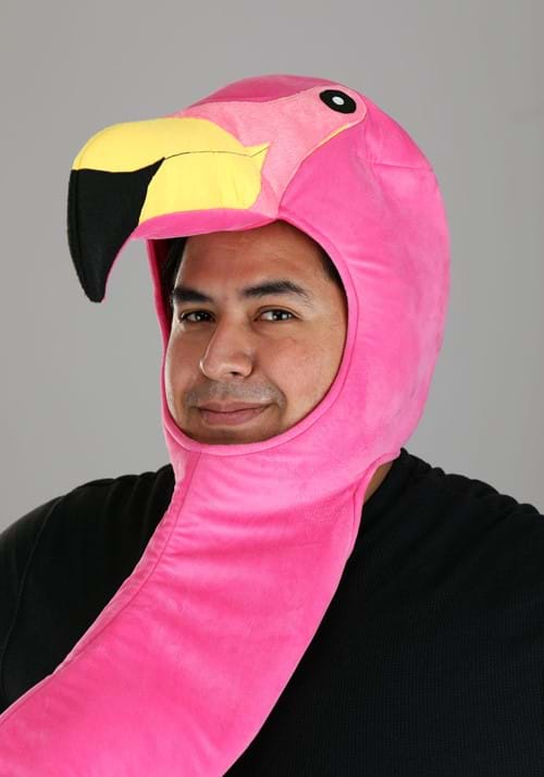Plus Size Graceful Flamingo Costume for Adults - US 8985