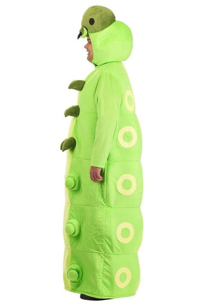 Plus Size Green Caterpillar Costume for Adults - US 6298