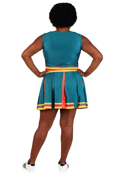 Plus Size Green Cheerleader Costume for Women - US 1158