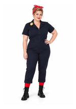 Plus Size Hardworking Lady Costume - US 3390