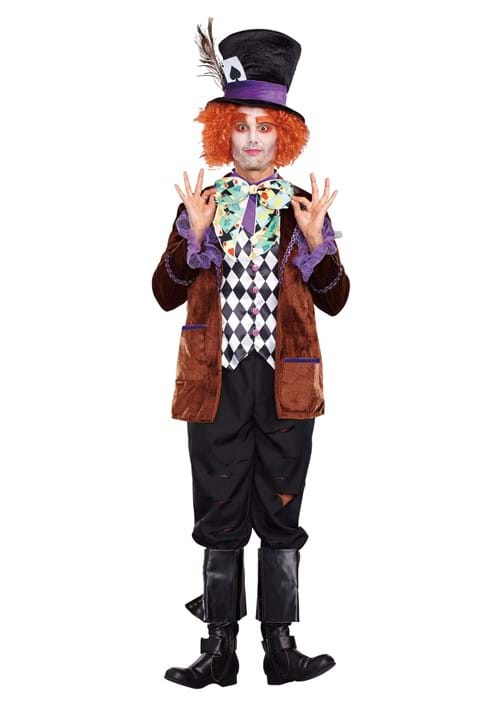 Plus Size Hatter Madness Costume for Men - US 9095