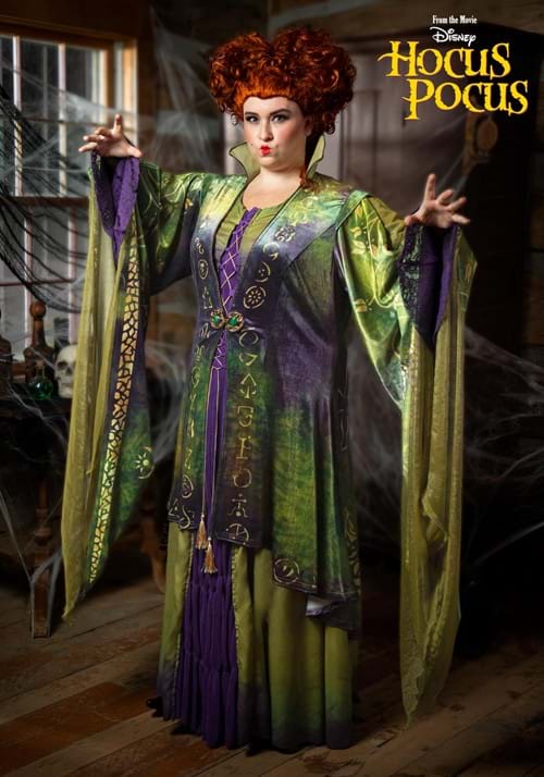 Winifred Sanderson Costume for Plus Size Women from Disney's Hocus Pocus - US 3482