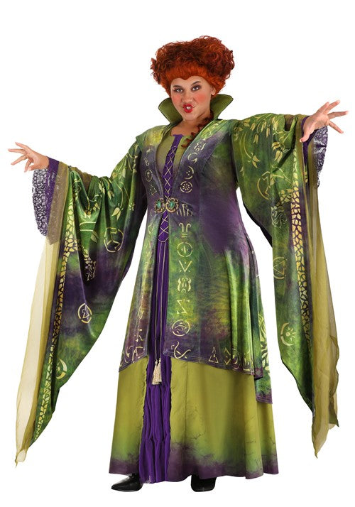 Winifred Sanderson Costume for Plus Size Women from Disney's Hocus Pocus - US 3482