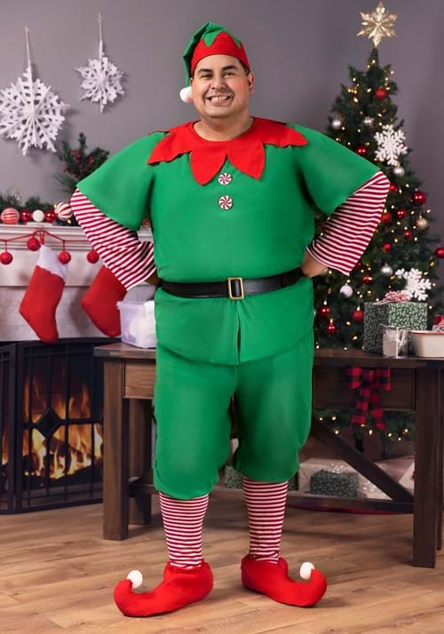 Plus Size Holiday Elf Costume - US 6472
