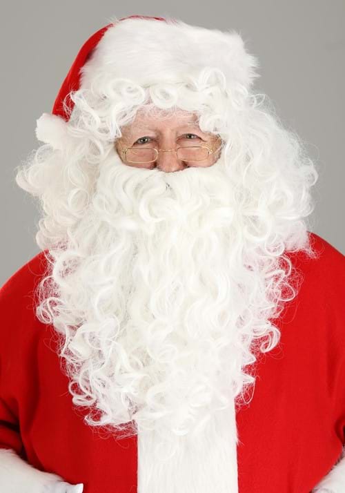 Plus Size Holiday Santa Claus Costume for Men - US 3062