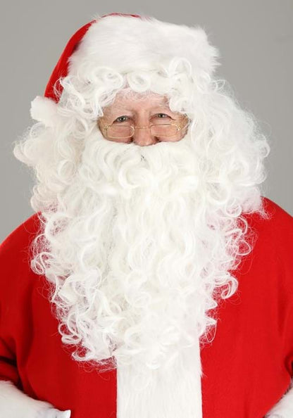 Plus Size Holiday Santa Claus Costume for Men - US 3062