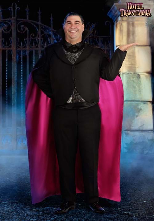 Plus Size Hotel Transylvania Dracula Men's Costume - US 2096