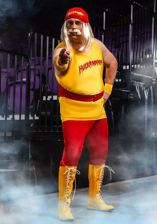 Men's Plus Size WWE Hulk Hogan Costume - US 7111