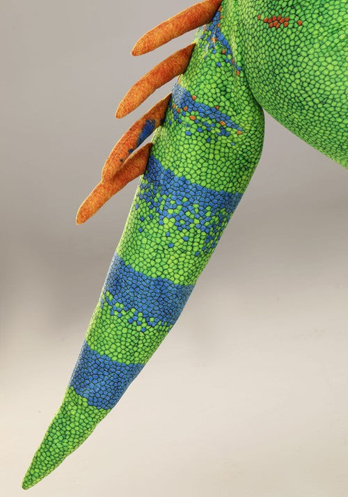 Plus Size Green Iguana Costume for Adults - US 1183