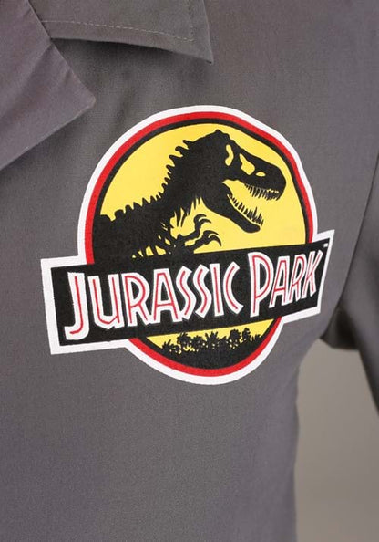 Plus Size Jurassic Park Employee Costume for Adults - US 7890