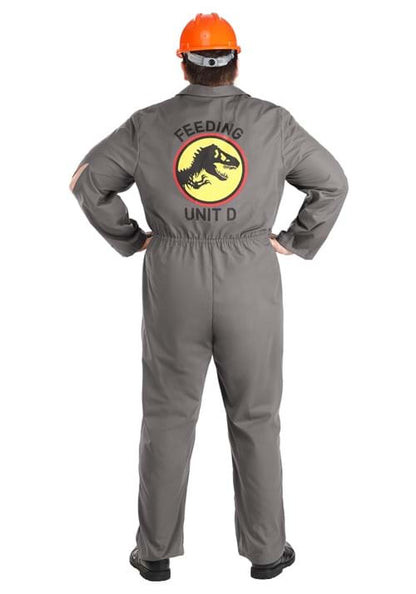Plus Size Jurassic Park Employee Costume for Adults - US 7890