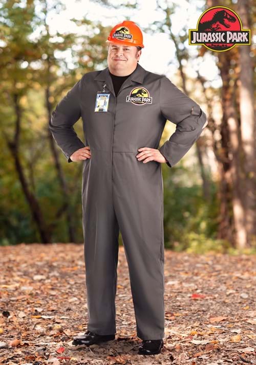 Plus Size Jurassic Park Employee Costume for Adults - US 7890