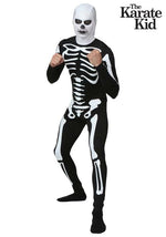 Adult's Plus Size Karate Kid Skeleton Suit Costume - US 8445