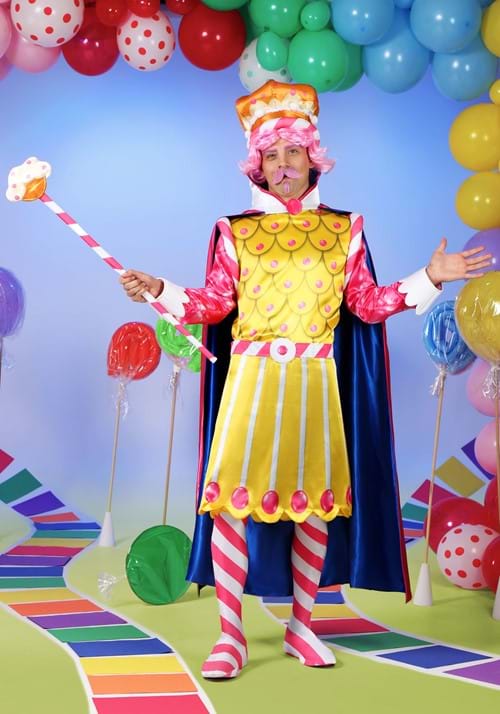 Men's Plus Size Candyland King Kandy Costume - US 7894