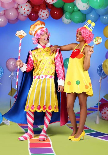 Men's Plus Size Candyland King Kandy Costume - US 7894