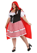 Women's Plus Size Knee Length Red Riding Hood Costume - US 0008