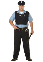Plus Size Law Enforcement Officer Costume for Men - US 1126