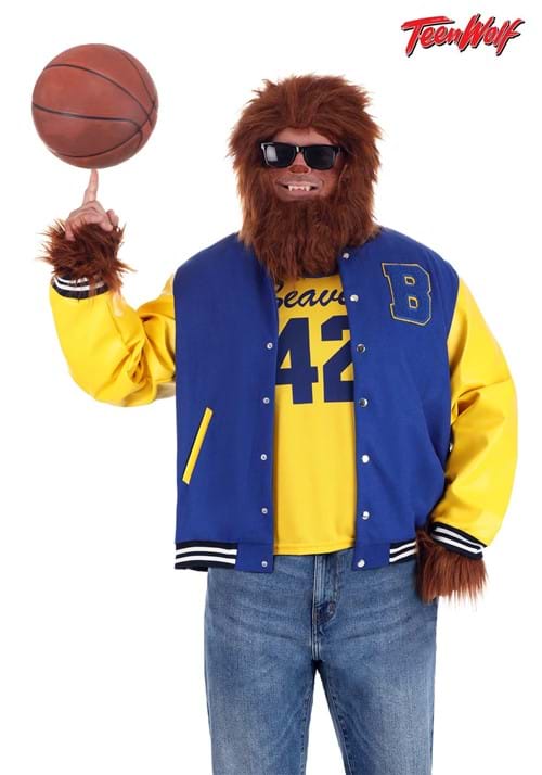 Plus Size Letterman's Jacket Teen Wolf Costume for Adults - US 3741