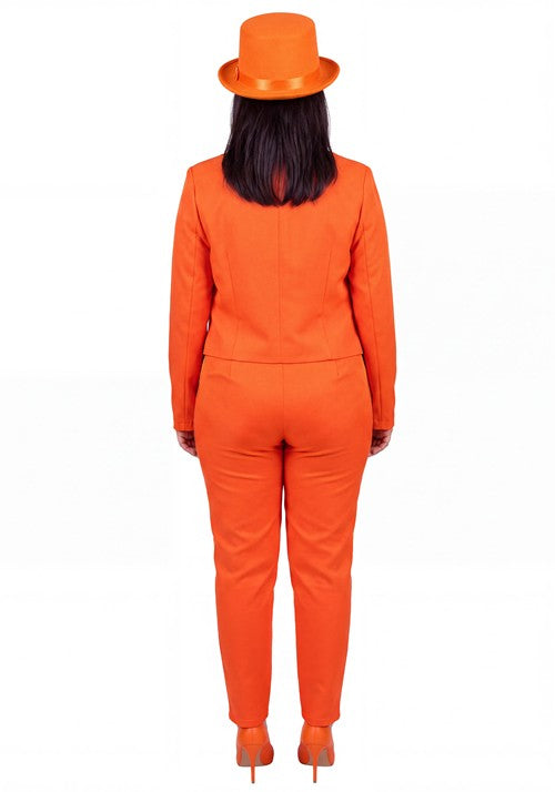 Plus Size Lloyd Christmas Orange Dumb and Dumber Costume for Women - US 3396