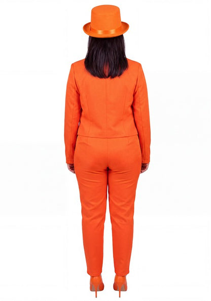 Plus Size Lloyd Christmas Orange Dumb and Dumber Costume for Women - US 3396