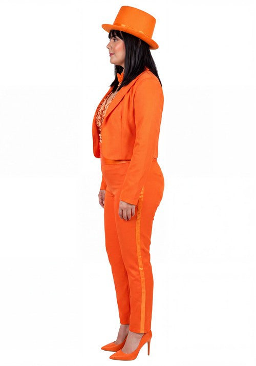 Plus Size Lloyd Christmas Orange Dumb and Dumber Costume for Women - US 3396