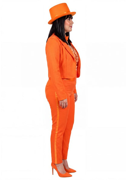 Plus Size Lloyd Christmas Orange Dumb and Dumber Costume for Women - US 3396