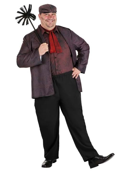 Men's Plus Size Disney Mary Poppins Bert Costume - US 3362