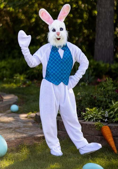 Plus Size Adult Mascot Easter Bunny Costume - US 9043