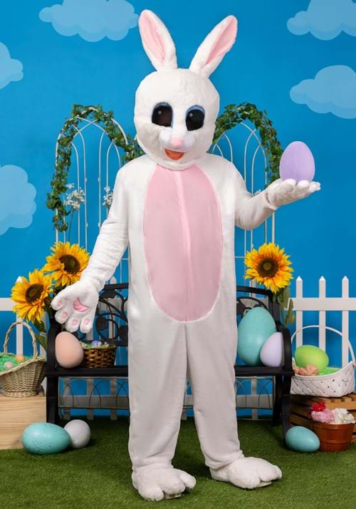 Adult Plus Size Mascot Easter Bunny Costume - US 9260