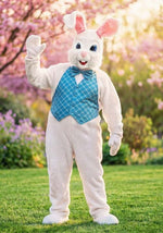 Plus Size Adult Mascot Easter Bunny Costume - US 9043
