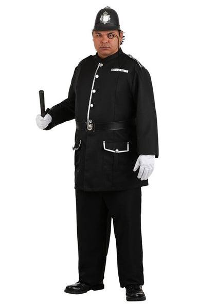 Plus Size British Bobby Costume for Men - US 9881