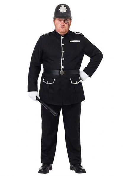 Plus Size British Bobby Costume for Men - US 9881