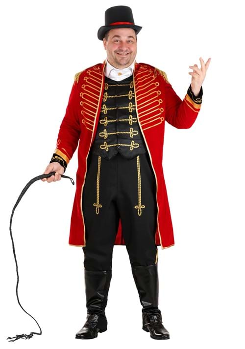 Plus Size Dashing Ringmaster Men's Costume - US 0819