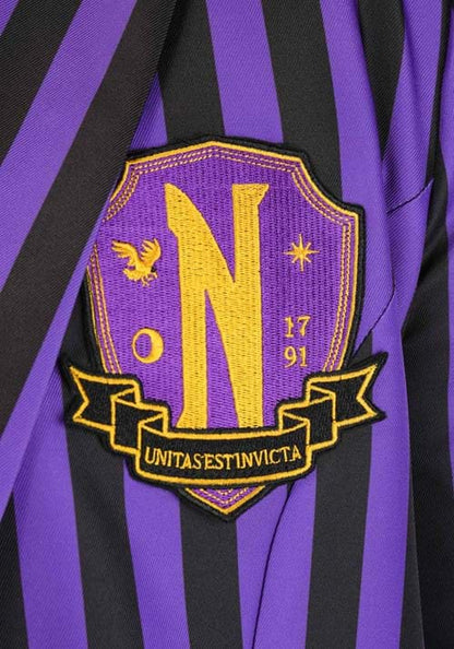 Plus Size Nevermore Academy Wednesday Costume Blazer for Men - US 4003