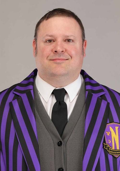 Plus Size Nevermore Academy Wednesday Costume Blazer for Men - US 4003