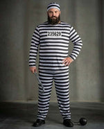Plus Size Men's Prisoner Costume - US 0534