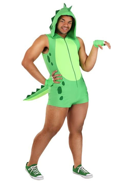 Plus Size Sexy Dino Romper Men's Costume - US 1003