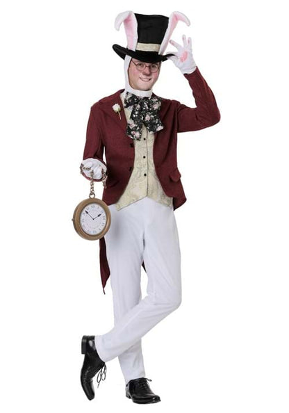 Plus Size Men's White Rabbit Costume - US 6720