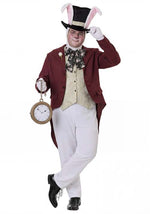Plus Size Men's White Rabbit Costume - US 6720