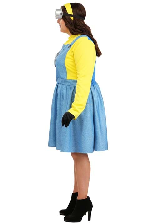 Women's Plus Size Minion Costume Dress - US 2865