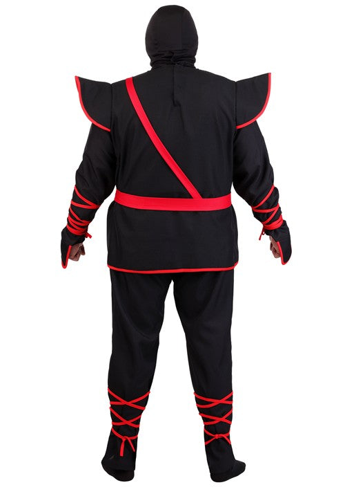 Plus Size Netherworld Ninja Men's Costume - US 1396