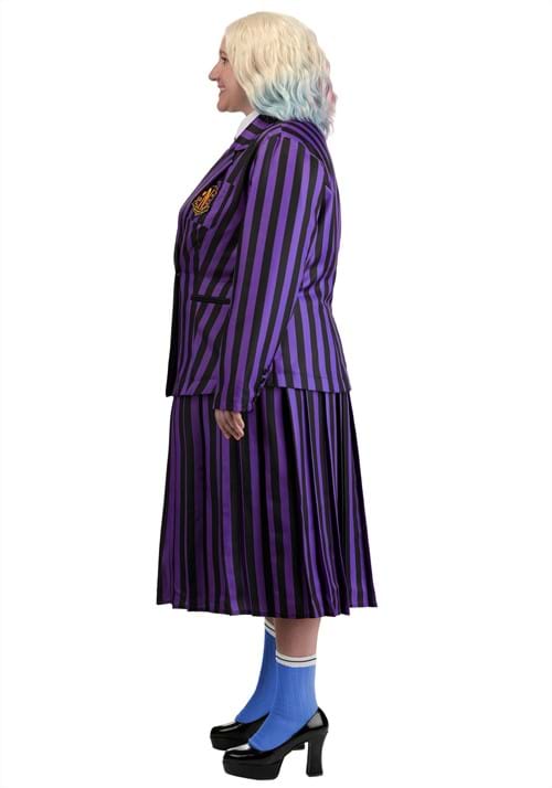 Plus Size Deluxe Nevermore Academy Enid Sinclair Wednesday Costume for Women - US 8329