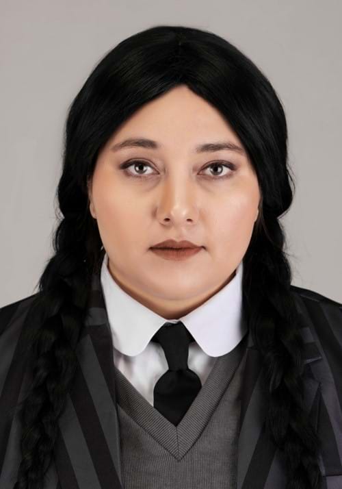 Plus Size Deluxe Nevermore Academy Wednesday Women's Costume - US 7493