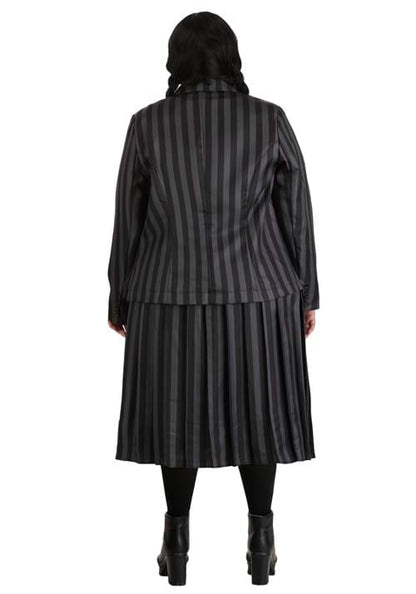 Plus Size Deluxe Nevermore Academy Wednesday Women's Costume - US 7493